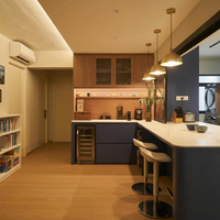 Vermonhouzz Meuble de cuisine haut de gamme sur mesure avec panneau arrière ouvert, armoires murales à portes vitrées et armoires supérieures en bois