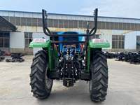Traktor Pertanian Diesel Mini 4X4 4WD Berkualitas Tinggi 50Hp/60Hp, Langsung Dari Pabrik di Cina. Hijau.