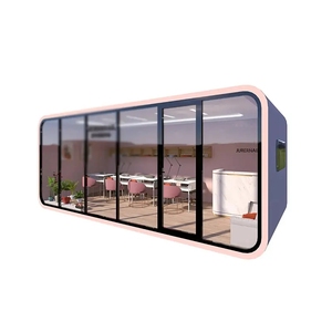 Low Cost Modern Hotel Residence Smart Home Cabin Waterproof Modular <b>House</b> with Air Conditioner <b>Prefab</b> Tiny Homes for Sale - Product Image 1