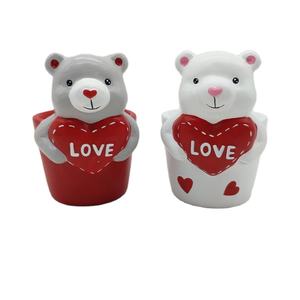 <span class=keywords><strong>Pots</strong></span> de fleurs d'intérieur en céramique nordique modernes pour plantes succulentes Design fait à la main Saint Valentin Jardinières décoratives Décoration de bureau pour la maison - Product Image 1