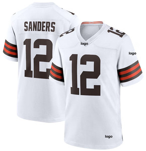 Barato # 12 lijadoras # 24 Chubb #   Camisetas bordadas de los <span class=keywords><strong>Cleveland</strong></span> Browns para hombre de Garrett - Product Image 1