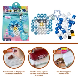 Lot de recharge en vrac de perles à repasser multicolores assorties de 10 mm pour projets scolaires, fournitures artistiques en <span class=keywords><strong>classe</strong></span>, kit de vente en gros - Product Image 3