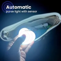 Porte-clés LED tactile en forme de cœur, rechargeable USB-C, 3 couleurs, mini lampe pour sac, cadeau étudiant, décoration - Vente chaude