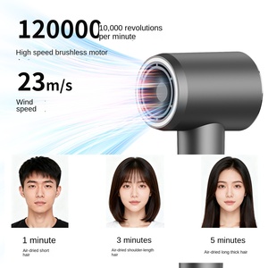 <span class=keywords><strong>Asciugacapelli</strong></span> Professionale ad Alta Velocità con Ioni Negativi, Motore DC 1600W, Ugello Rotante, Grande Flusso d'Aria, Silenzioso, per Cura dei Capelli e Asciugatura Rapida - Product Image 3