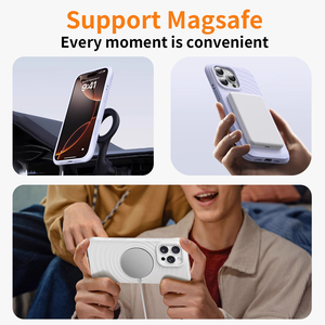 Fct Chất Lỏng Silicone Từ Trường Hợp Điện Thoại Cho iPhone 17 Không Khí 13 11 14 12 15 16 Pro Max Mềm Không Dây Sạc Sóng Bìa - Product Image 6