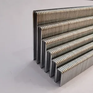 Grapas de Alambre Galvanizado de Calibre 18, 9016, 9020, 9022, 9025, con Acabado Galvanizado, Medianas, con Herramienta <span class=keywords><strong>Grapadora</strong></span> 9025 - Product Image 1