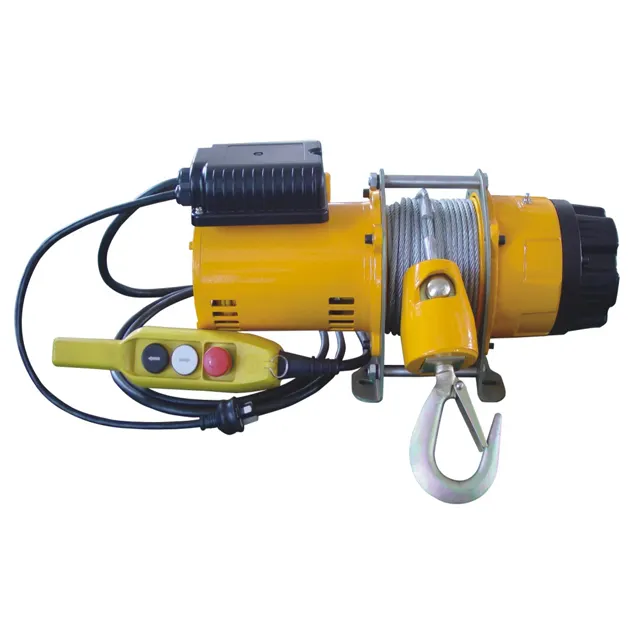 500kg 3200kg Electric Wire Rope Winch For Workshop