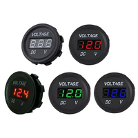 Voltmeter Tampilan Meteran Tegangan Digital Panel LED 9V-32V untuk Mobil Sepeda Motor