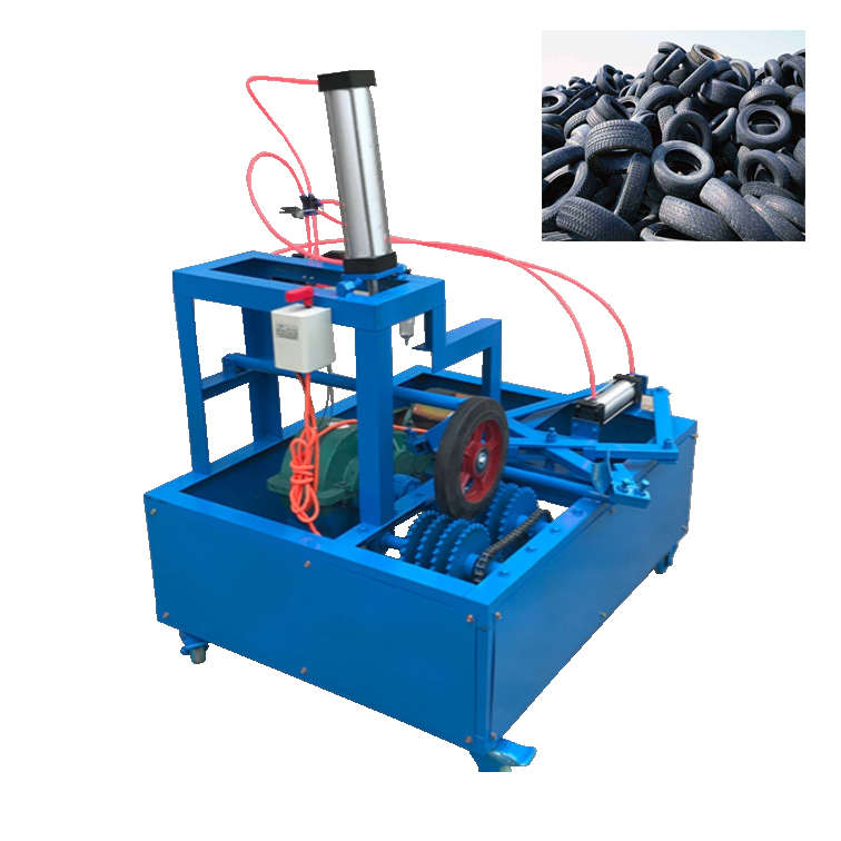 Chất Thải Cao Su Xe Tải Lốp Xe Tái Chế Lốp Băm Nhỏ Máy Cho Sử Dụng Vòng Sidewall Lốp Cắt Cutter Giá Máy Móc