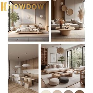 Knowdow biệt thự sang trọng toàn bộ ngôi nhà tùy chỉnh hiện đại Nhà một cửa Dịch vụ thiết kế nội thất cho căn hộ nhà hiện đại - Product Image 2