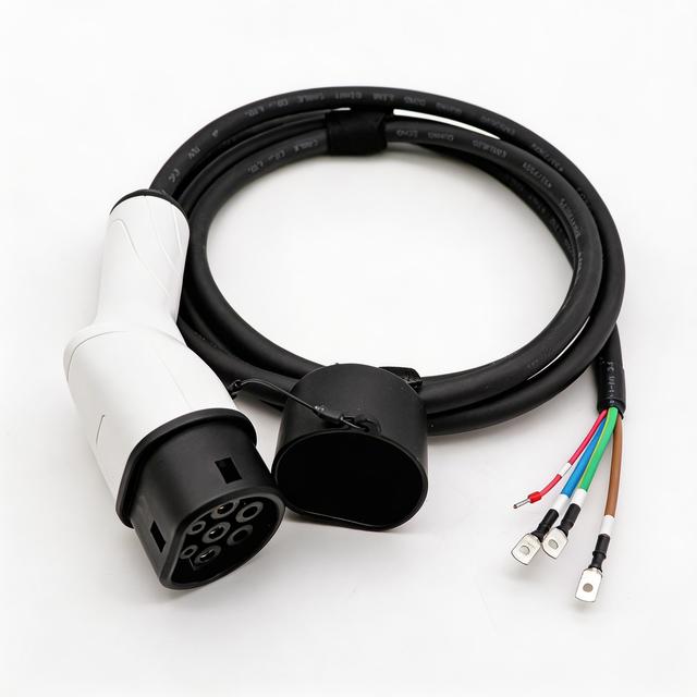 New Q3 NACS Electric Vehicle AC EV Charging Gun 110-250V 50A 5M Silver Plated Copper Conductor FCC/ETL Certified IP4X OEM/ODM