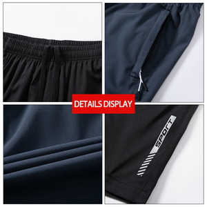 Pantaloncini Casual da Uomo in Seta Ghiaccio Elasticizzati in 4 Direzioni 120GSM con Logo Personalizzato, Vita Elastica, Asciugatura Rapida, Stampa a Trasferimento Termico - Product Image 5