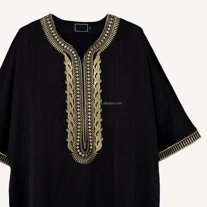 ملابس إسلامية مغربية للرجال بسعر الجملة، أحدث صيحات الموضة، ثوب قميص شتوي للرجال، عباية لينة للرجال - Product Image 4