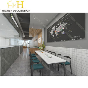 Konter toko es krim kabinet Display roti kustom dengan kaca untuk penghitung Display makanan - Product Image 4