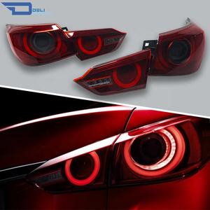 Luces Traseras Q50 para Infiniti Q50 V37 Skyline 400r 2014-2017, Luces Traseras LED Estilo 400r (Lente Roja), Piezas de Automóvil - Product Image 1