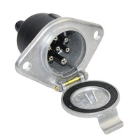 Connecteur rond à 7 voies côté véhicule adaptateur de connecteur de remorque à prise femelle pour automobile