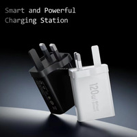Chargeur rapide 120W USB Charge rapide Quick Charge 3.0 120W QC3.0 Adaptateur secteur USB pour Xiaomi/Samsung/Oneplus