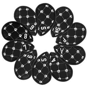 Fundas Protectoras Magnéticas de Cuero Premium para Palos de Golf, Cubre Cabezas de Hierros de Golf - Product Image 1