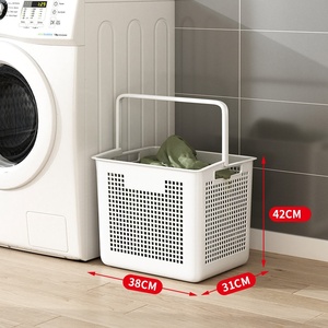 Dirty Clothes <b>Storage</b> <b>Rack</b> With Basket Multi-Layer Dirty Clothes Baskets Household Snacks <b>Racks</b> Stand Bathroom <b>Storage</b> Baskets - Product Image 6