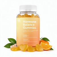 Équilibre Hormonal pour Femmes Flo & PMS – Bonbons Gommeux Ashwagandha Complexe Vitaminique – Soulagement des Crampes Menstruelles pour Adultes