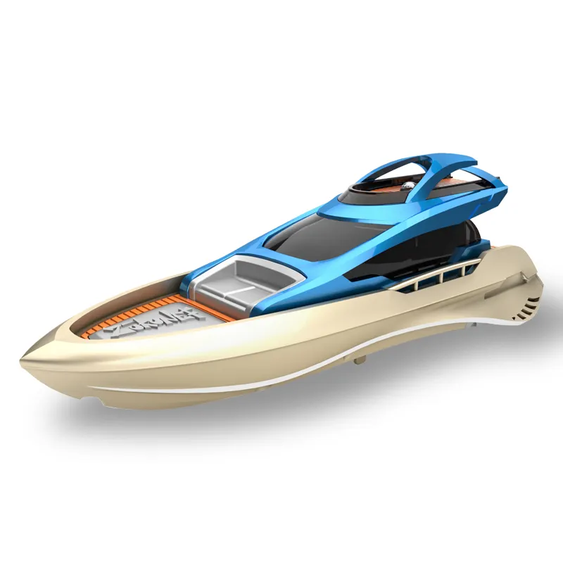 Barco de Control remoto de alta velocidad para niños, yate de Control remoto de 2,4 Ghz, barco de carreras recargable, regalo para niños