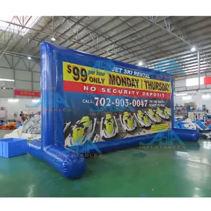 Outdoor Inflatable Logo brand Display Floating Inflatable Water Billboard Custom Inflatable Billboard Advertising Billboard