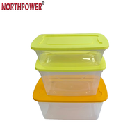 Conteneur de rangement en plastique transparent de grande capacité 30 gallons, empilable, avec couvercle, pour garage, entrepôt, rangement à domicile
