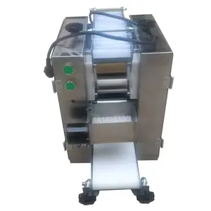 Small Round Square Gyoza Empanada Skin Making Dumpling Dough Wrapper Machine for sale