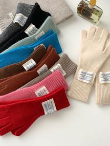 ถุงมือยาวแบบถักถุงมืออุ่นมืออุ่นมืออุ่นมือด้วยนิ้วมือถุงมือถักแบบนุ่มยืดหยุ่นสำหรับผู้ชายและผู้หญิง - Product Image 4