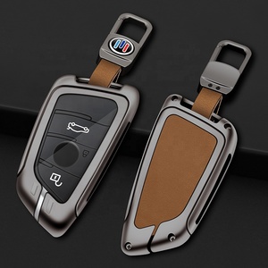 Pour portefeuille en cuir Tpu <span class=keywords><strong>Bmw</strong></span> 5 en alliage d'aluminium avec logo de marque de voiture - Product Image 1