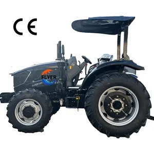 Vendita calda migliore qualità 130HP 4wd trattore agricolo nero in vendita