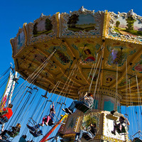 Chaise volante rotative pour enfants, manège de parc d'attractions, grande balançoire volante