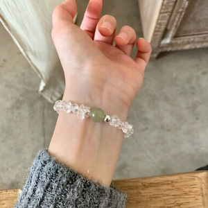 สร้อยข้อมือคริสตัลรูปดอกไม้ประดับหินอาเกต เงินแท้ S925 เครื่องประดับสำหรับผู้หญิงใส่ได้ทุกวัน - Product Image 5