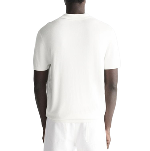 2024 Verano de lujo de algodón para <span class=keywords><strong>hombre</strong></span>, Camiseta de punto Polo <span class=keywords><strong>sin</strong></span> mangas corta, suéter de cuello redondo personalizado de gama alta - Product Image 5