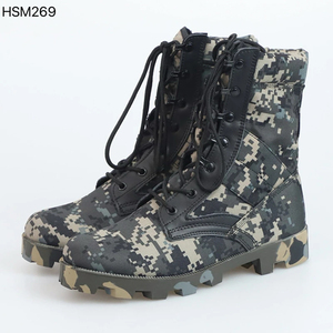 LXG,Ghana Market Popular Camouflage Nylon Fabric Hunting Boots Classic Hottest Low Noise Tactical Patrol Boots HSM269 - Product Image 1