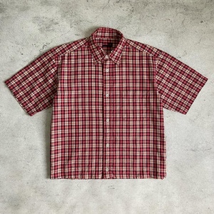 Camiseta a Cuadros Extra Grande para Hombre, 100% Algodón, Personalizada, de Alta Calidad, Lavado Ácido, Corta, Estilo Veraniego, Estampado Digital, Tejida - Product Image 1