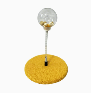 Tour griffoir pour chat en peluche avec boule suspendue, griffoir interactif pour chats d'intérieur - Product Image 3