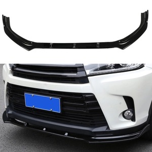 For Toyota Highlander 2018-2021 Body Kit Front Bumper Guard Apron Front Bumper Cover <b>Splitter</b> <b>Lip</b> Car Accessories - Product Image 4
