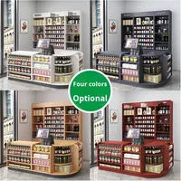 Comptoir durable personnalisé de pharmacie de supermarché dépanneur caisse enregistreuse alcool tabac intégré