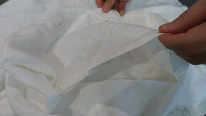 100% Sarung Bantal Tempat Tidur Linen Stonewash Sarung Bantal dengan Simpul - Product Image 3