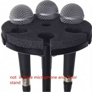 ไมโครโฟนแบบมีสาย OEM Pro Cardioid พร้อมขาตั้งแบบมือถือ ที่วางไมค์ 6 ช่อง ที่วางโทรศัพท์โลหะ แผ่นกันลมแบบโฟม ที่ยึดแบบปรับได้ - Product Image 6