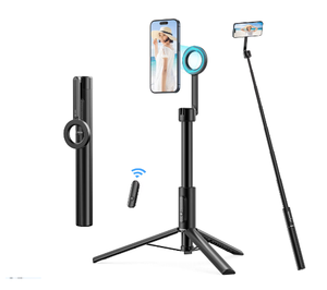 Trípode magnético para selfies con control remoto para teléfono, compatible con Apple 16 15 14 13 12, compatible con <span class=keywords><strong>Huawei</strong></span>, compatible con Xia - Product Image 1