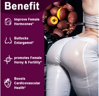 OEM pour Pilules de Maca pour l'agrandissement et le raffermissement des fesses et des hanches, Gummies pour fesses volumineuses et Capsules d'amélioration en emballage bouteille