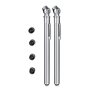 Digital Tire Pressure Gauge 8 In 10-50 PSI Silver Plastic Set For Car Tire Measurement - Product Image 1