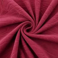 Tissu jacquard tricoté en polyester et élasthanne 100D, respirant, extensible, antistatique, uni, de poids moyen, pour housses de canapé et de siège