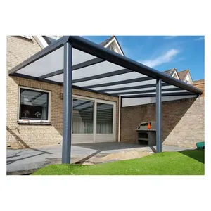 Toldo de aluminio para techo de terraza, accesorio para jardín o habitación de Alemania, alu terassen dach/ terassen berdachen