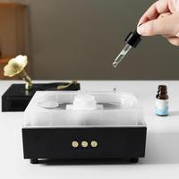 Gramophone vintage avec haut-parleur, humidificateur, diffuseur d'arômes, lumière LED colorée, brume ultrasonique pour la décoration de la maison