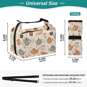 Hawaii Tropical Custom Vintage Teapot Lunch Bag Warm Cooler Bag - Product Image 3