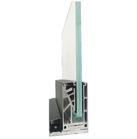 Rampe de balcon en verre sans cadre Smartart, balustrades et mains courantes en aluminium, clôture en aluminium