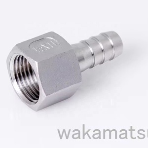Wakamatsu Oem Roestvrij Staal 1/4 Zeshoekige Reducerende Tepel Hoge Kwaliteit Vrouwelijke Draad Hydraulische Slang Koppeling Pijpfittingen - Product Image 5